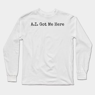 The Algorithm Is God Long Sleeve T-Shirt